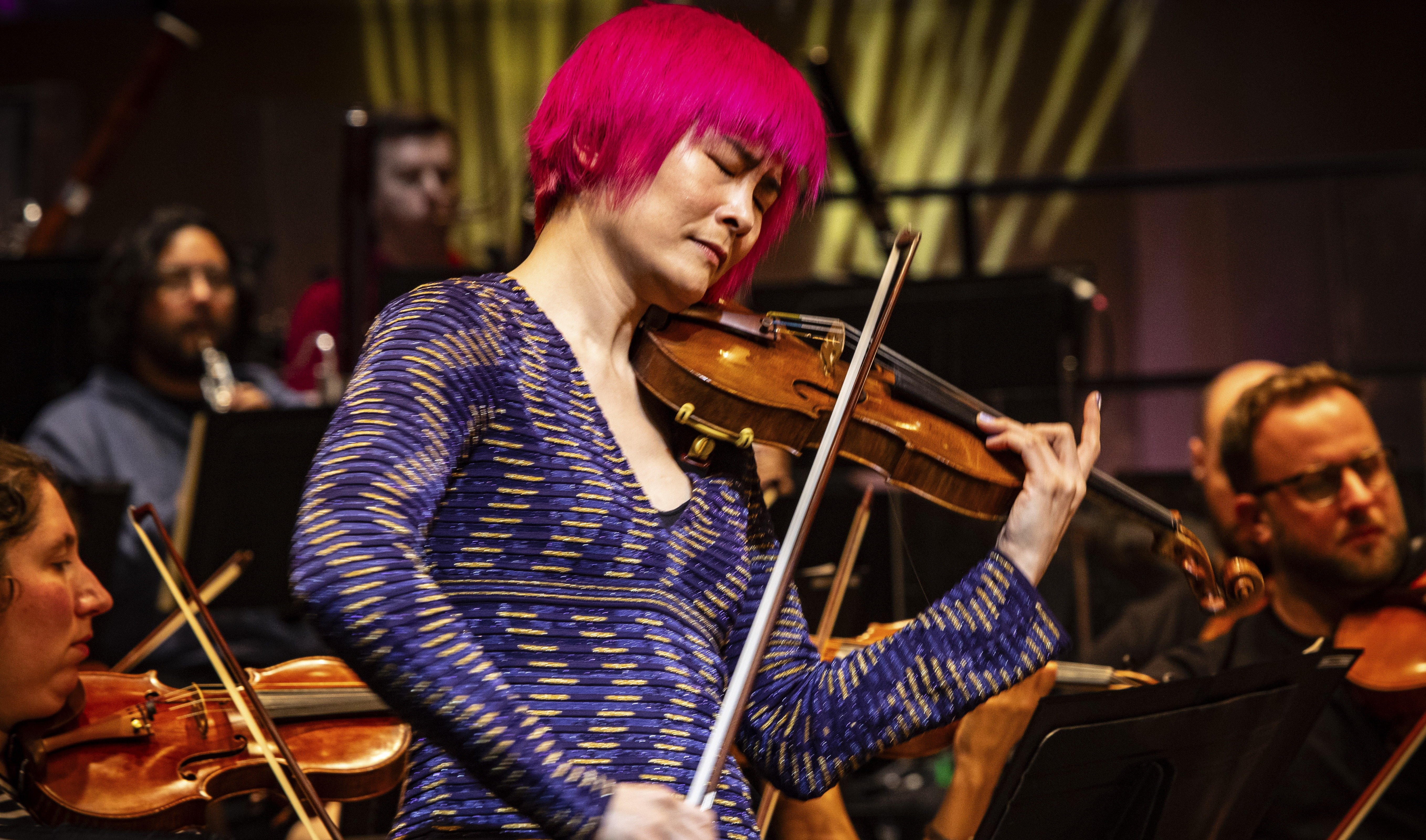 Jennifer Koh plays Missy Mazzoli's Procession with Cabrillo Festival Orchestra. | Credit: r.r. jones